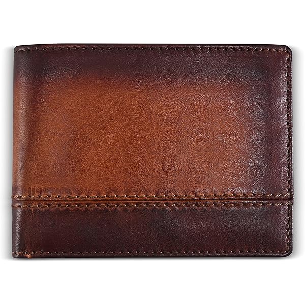 Nanwei Cartera Para Hombre Delgada Minimalista Con Bloqueo | Envío Gratis