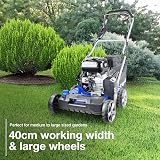 Hyundai 212cc Petrol Scarifier Aerator 400mm 5 Cutting Heights 45L Bag view 2