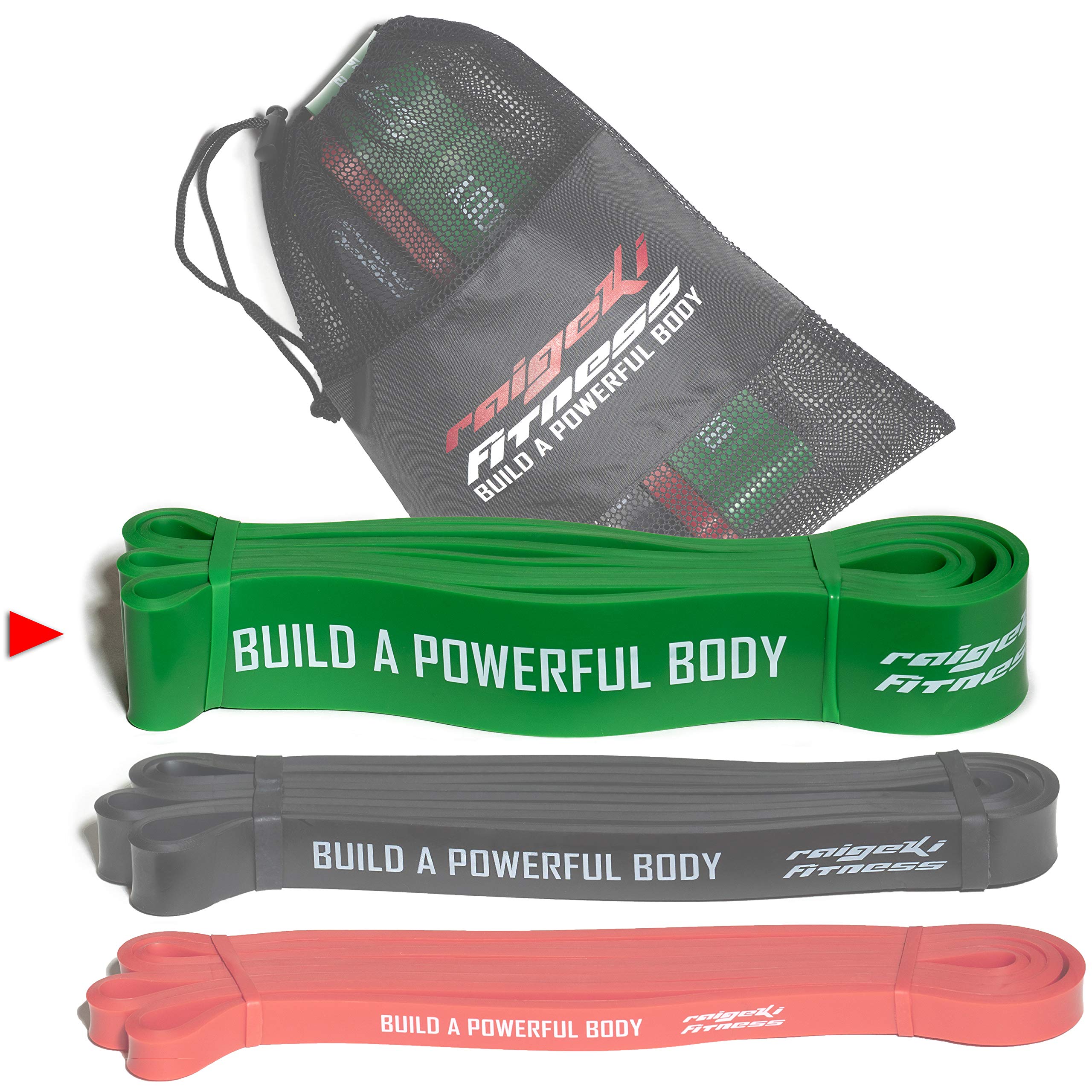 Raigeki Fitness Resistance Bands Rubber (+ Training Plans) [Single and Set] Long Resistance Bands Fitness Bands for Strength Sports – Terra Bands Gymnastic Bands