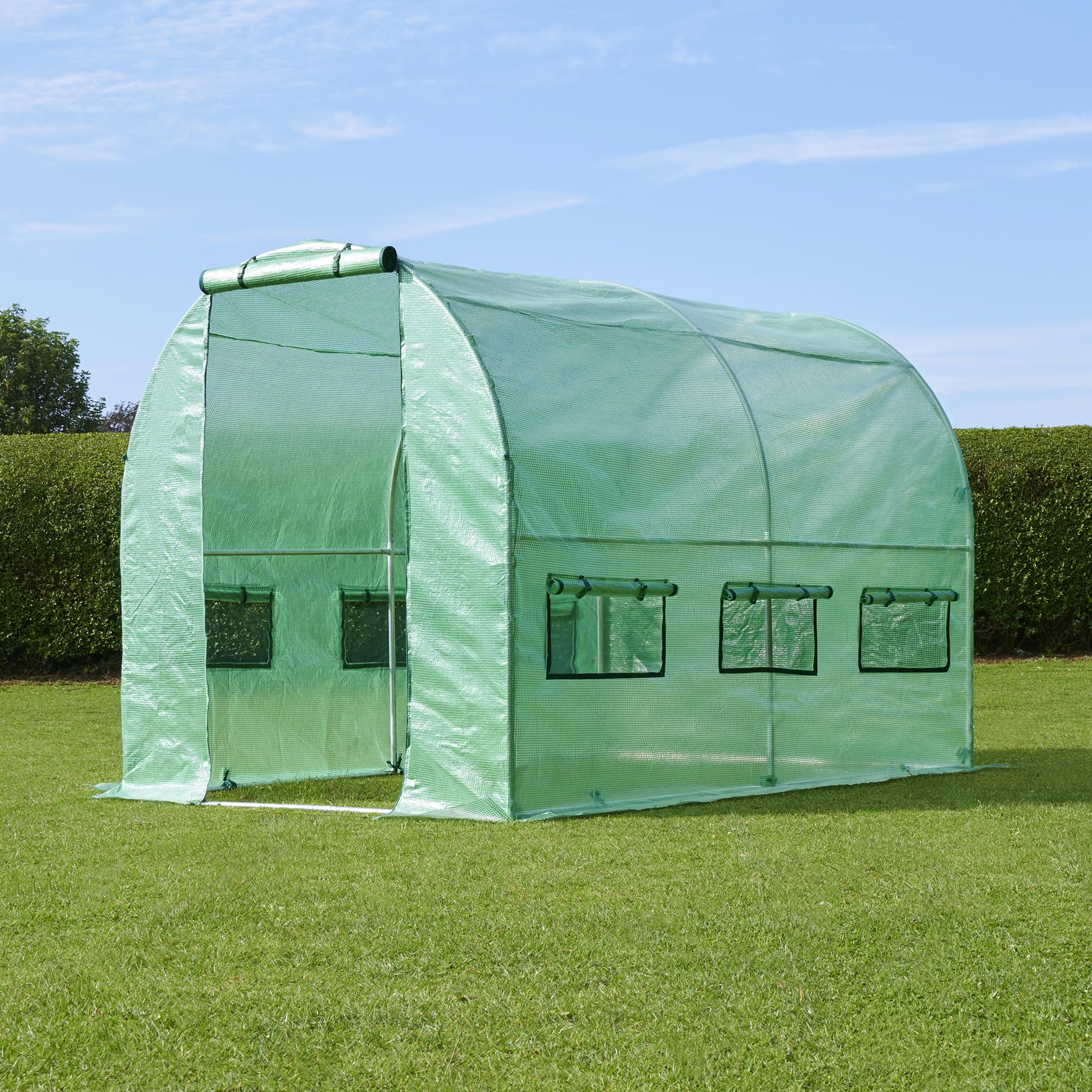 FeelGoodUK PT3 Replacement 3 x 2 x 2m Cover For Polytunnel Garden Greenhouse