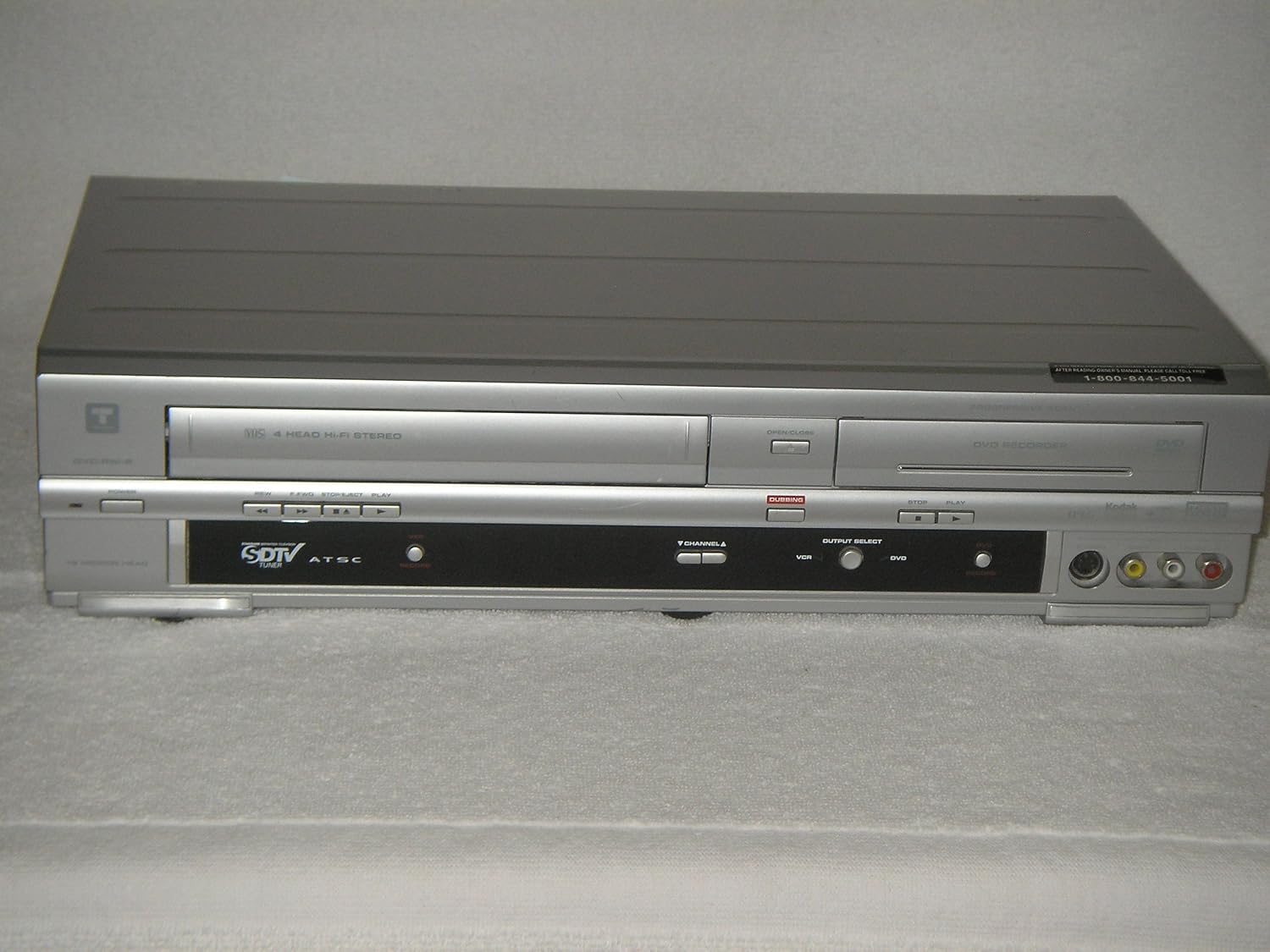 TRUTECH VCR&DVD Recorder combination, Model ZV450TT8