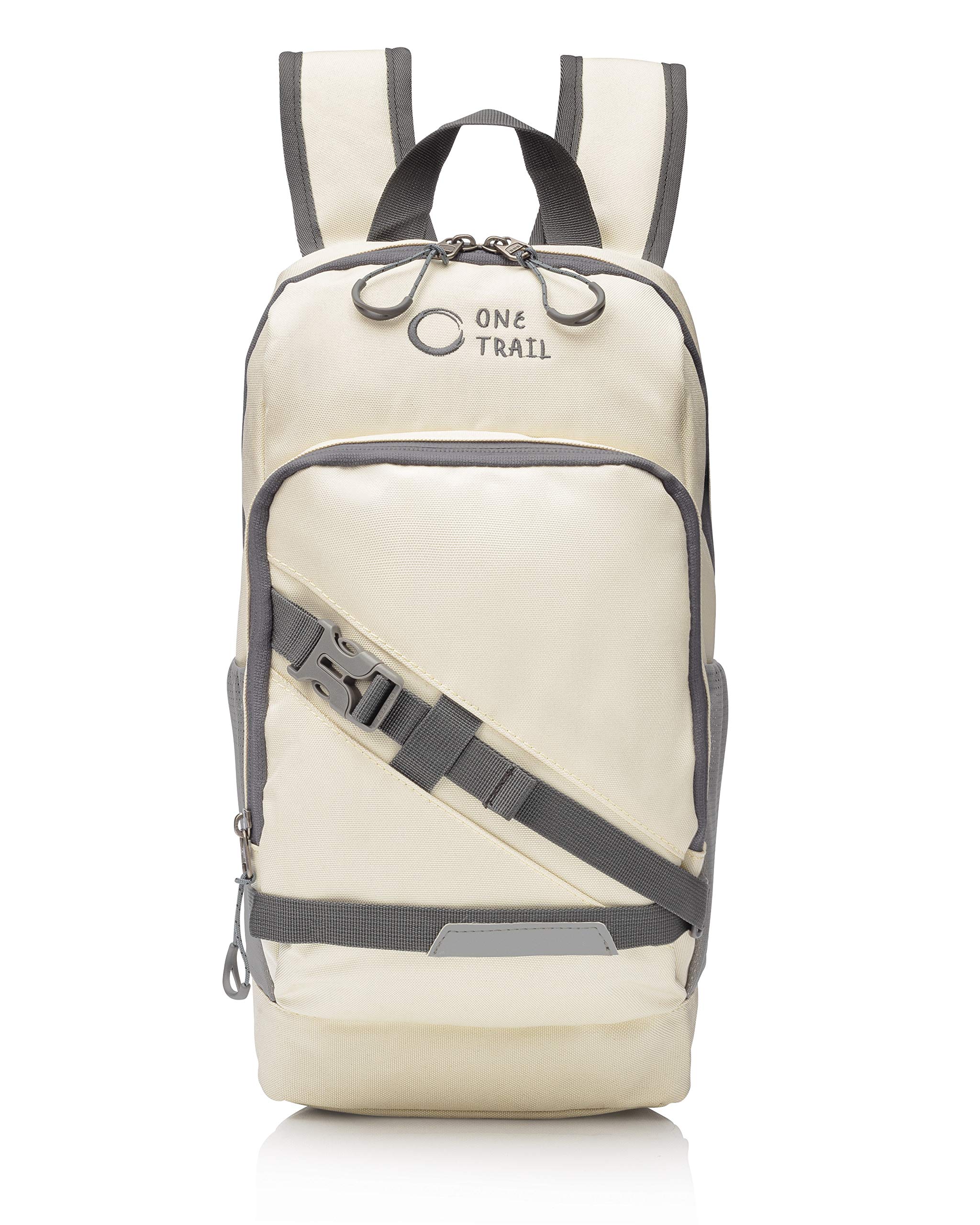 OneTrail Mini Me 10 Liter Daypack | Compact Hiking Daypack (Cream)