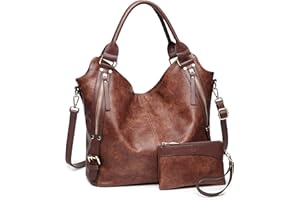 ITSCOSY Women Tote Bag Handbags PU Leather Fashion Hobo Shoulder Bags with Adjustable Shoulder Strap