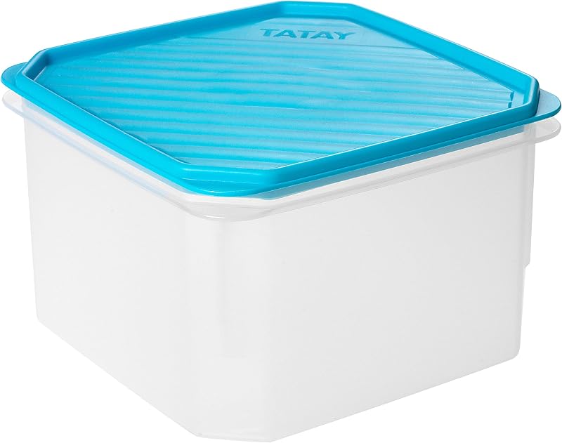Boîte Alimentaire Plastique 2,9 L Top Flex, 18,5 x 18,5 x 12,2 cm