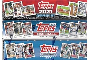 2021, 2022, 2023 Topps Baseball Cards Factory Sealed Complete Sets 3 set bundle