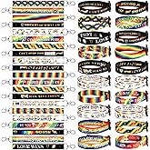 Ecally 200 Pcs Rainbow Pride Wristlet Keychains Bulk Gay Pride Key Chain LGBT Pride Gift Love Wins Pride Flag Key Rings Pride Accessories for LGBTQ Gay Lesbian Bisexual Pride Day Pride Month Supplies