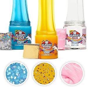 Amazon.com: Elmer’s Gue Premade Slime, Unicorn Dream Slime Kit ...