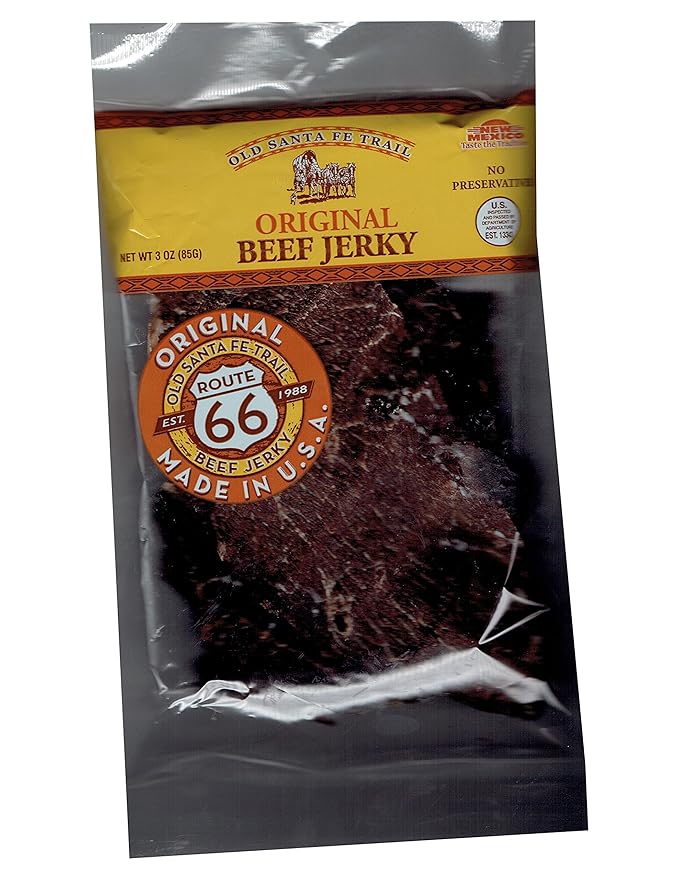 Old Santa Fe Trail Beef Jerky Route 66 Made in USA