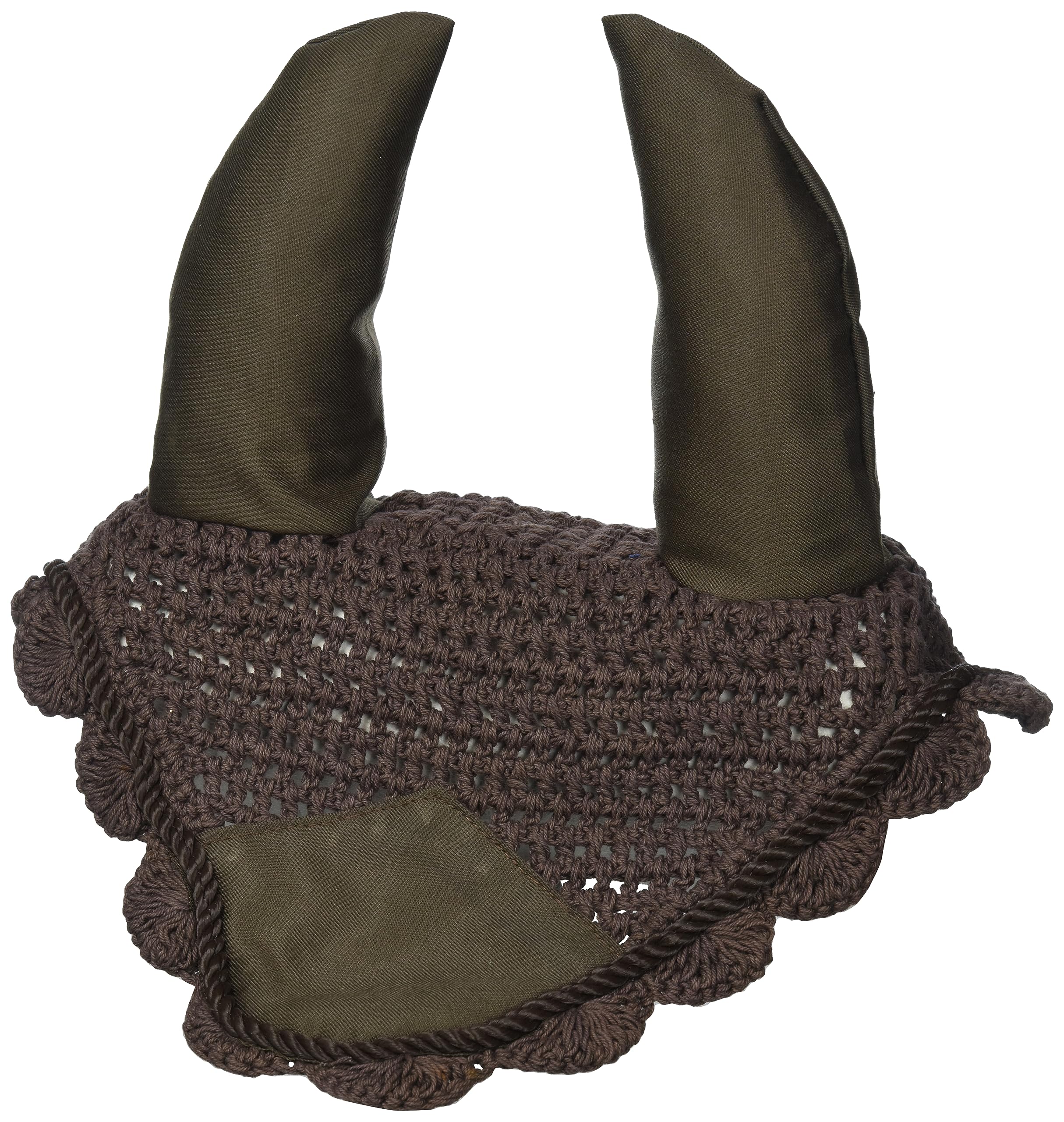 HKM 3387 Fly Cover, Insect Protection, Fly Protection, Ear Protection, Dark Brown/Dark Brown, Pony