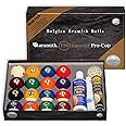 Aramith Tournament Value Pack Tournament Billiard Pool Ball Set 2 1/4" with Six Red Dots Pro-Cup Cue Ball, Micro-Fibre Cloth, Ball Cleaner, Jim Rempe 2 1/4" Training Ball