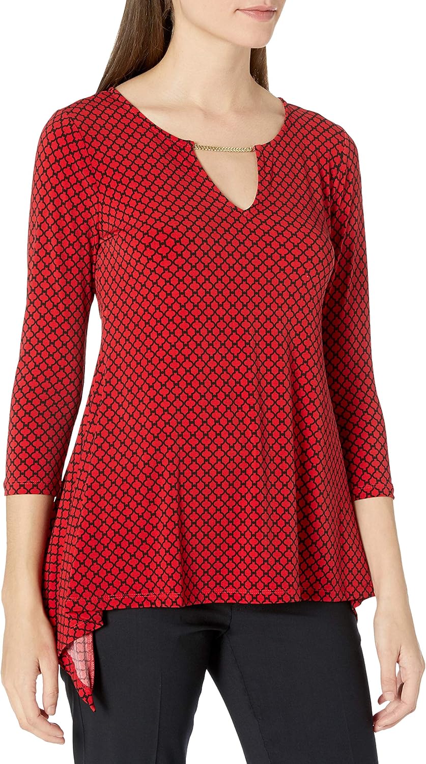 Chaus Women's Knit Top at Amazon Women’s Clothing store