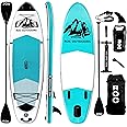 Roc Inflatable Stand Up Paddle Boards with Premium SUP Paddle Board Accessories, Wide Stable Design, Non-Slip Comfort Deck for Youth & Adults