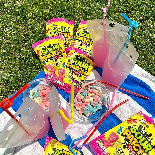 SOUR PATCH KIDS LEMONADE FEST SOFT & CHEWY GUMMY CANDY, 8.02 OZ