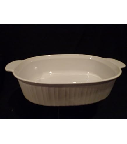 CorningWare - Set Di 10 Pentole In Ceramica Bianco Francese, Per Forno E Microonde, Con Coperchi