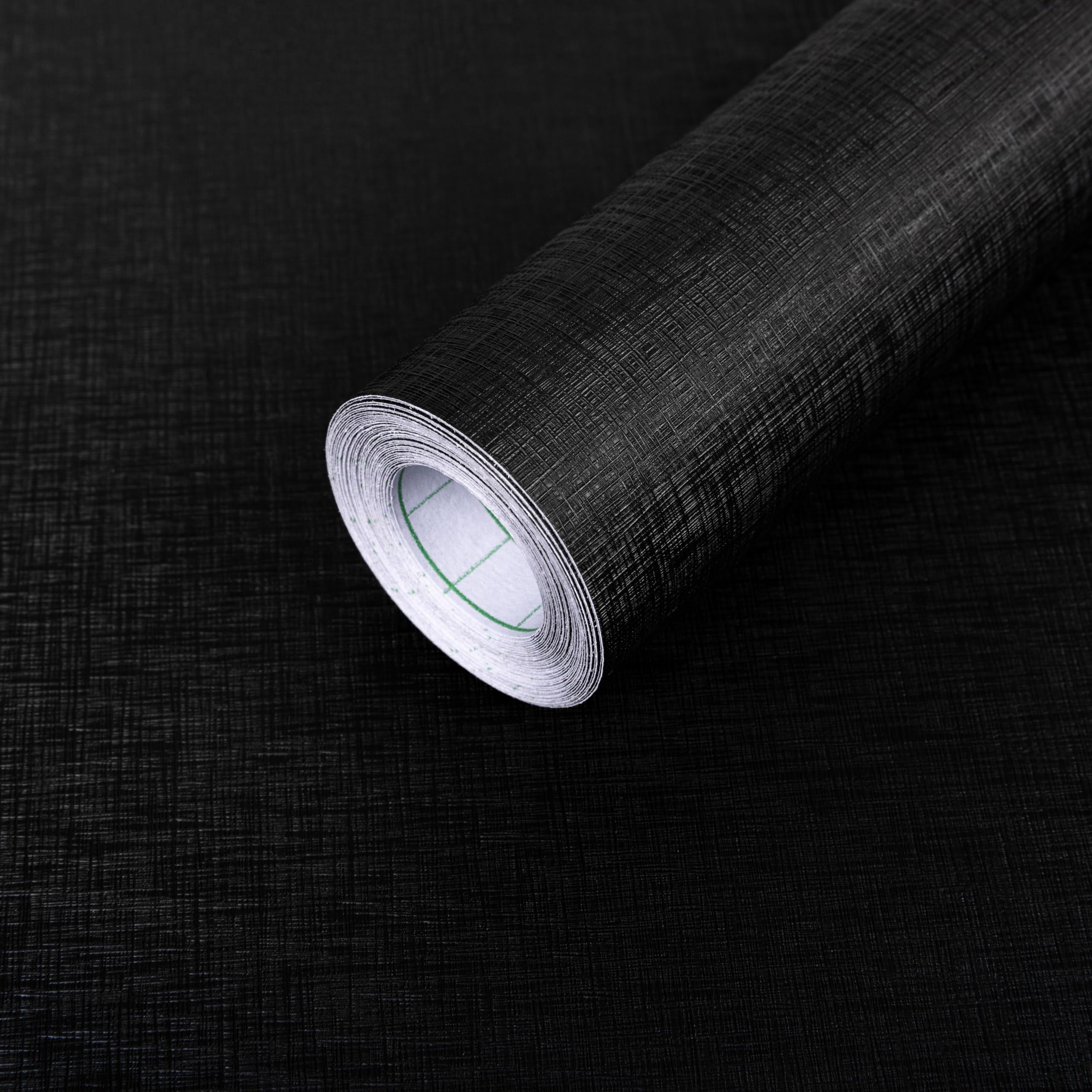 Photo 1 of Decoroom Matte Black Contact Paper Peel and Stick, Vinyl Wrap Black Wallpaper 15.7"x118", Removable Self-Adhesive Black Contact Paper Decorative for Cabinets