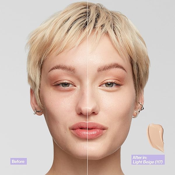 REVLON ILLUMINANCE SKIN-CARING LIQUID FOUNDATION, HYALURONIC ACID, HYDRATING AND NOURISHING FORMULA WITH MEDIUM COVERAGE, 213 LIGHT NATURAL, 1 FL OZ