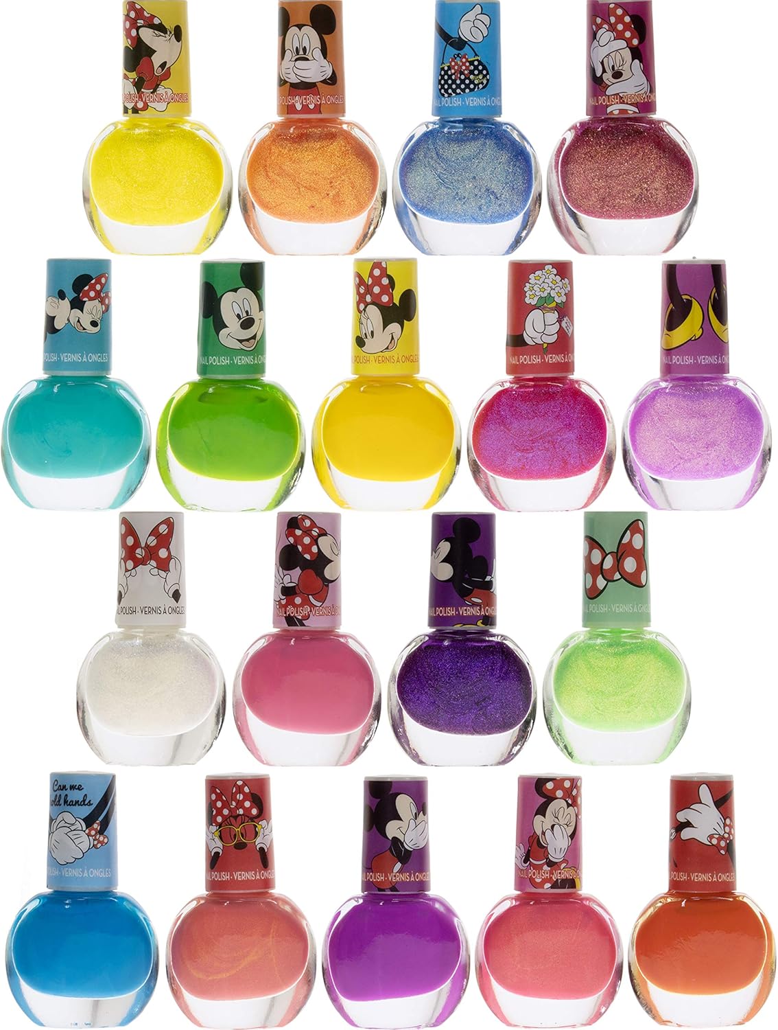 minnie mouse nail polish set with dryer