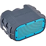 BRAVEN BRV-1 Portable Wireless Bluetooth Speaker [12 Hours][Waterproof] Built-In 1400 mAh Power Bank Charger - Gray / Cyan