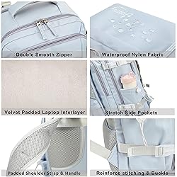 Travel Backpack for Women Men 15.6 Inch Laptop