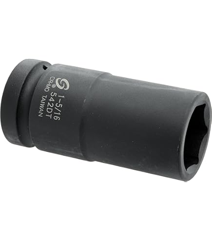 Grey Pneumatic Extra Deep Thin Wall Impact Socket - 1in. Drive, 1-5 - View #10