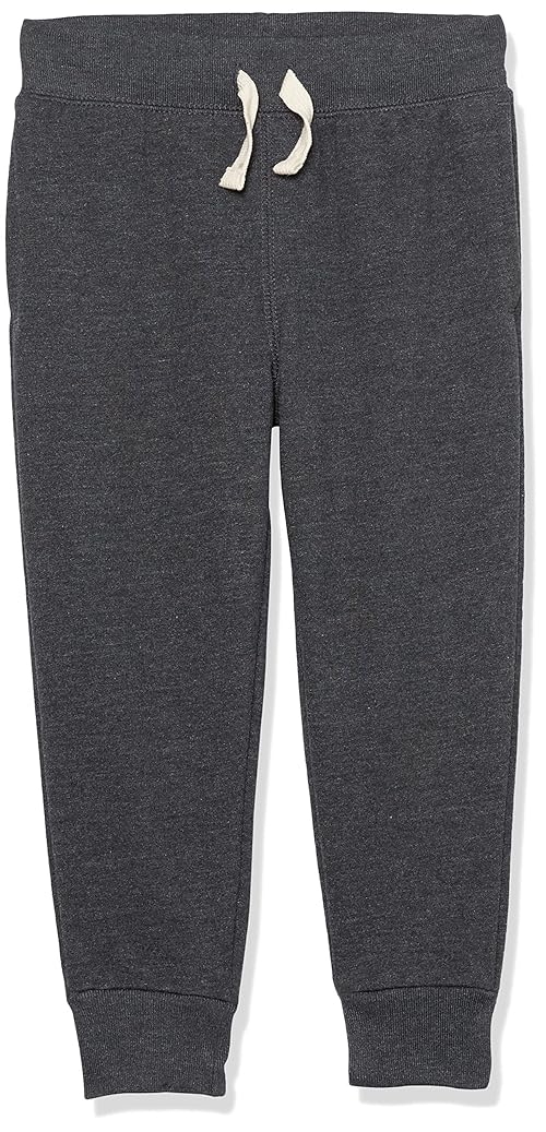 The Children's Place Boys' Active Fleece Jogger Sweatpants, Obsidian Single, X-Large
