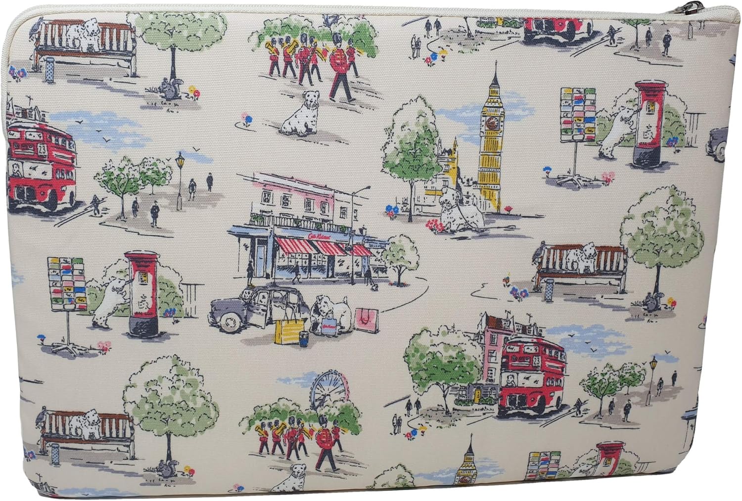 Cath Kidston Billie goes to Town 15″ Laptop Sleeve case in Ivory