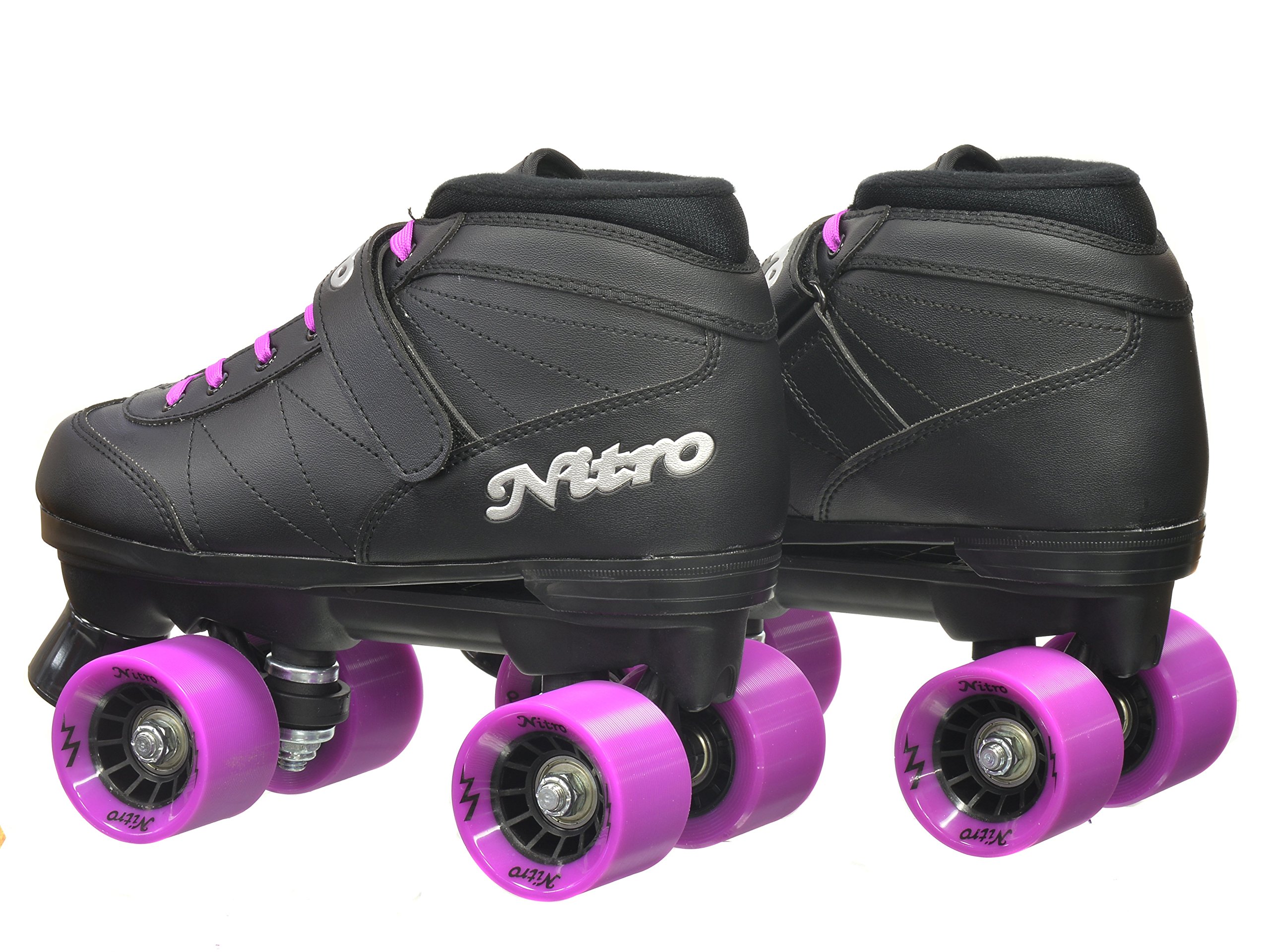 Epic Skates Super Nitro Purple Quad Speed Skates