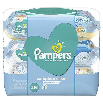 pampers complete clean wipes baby fresh scent