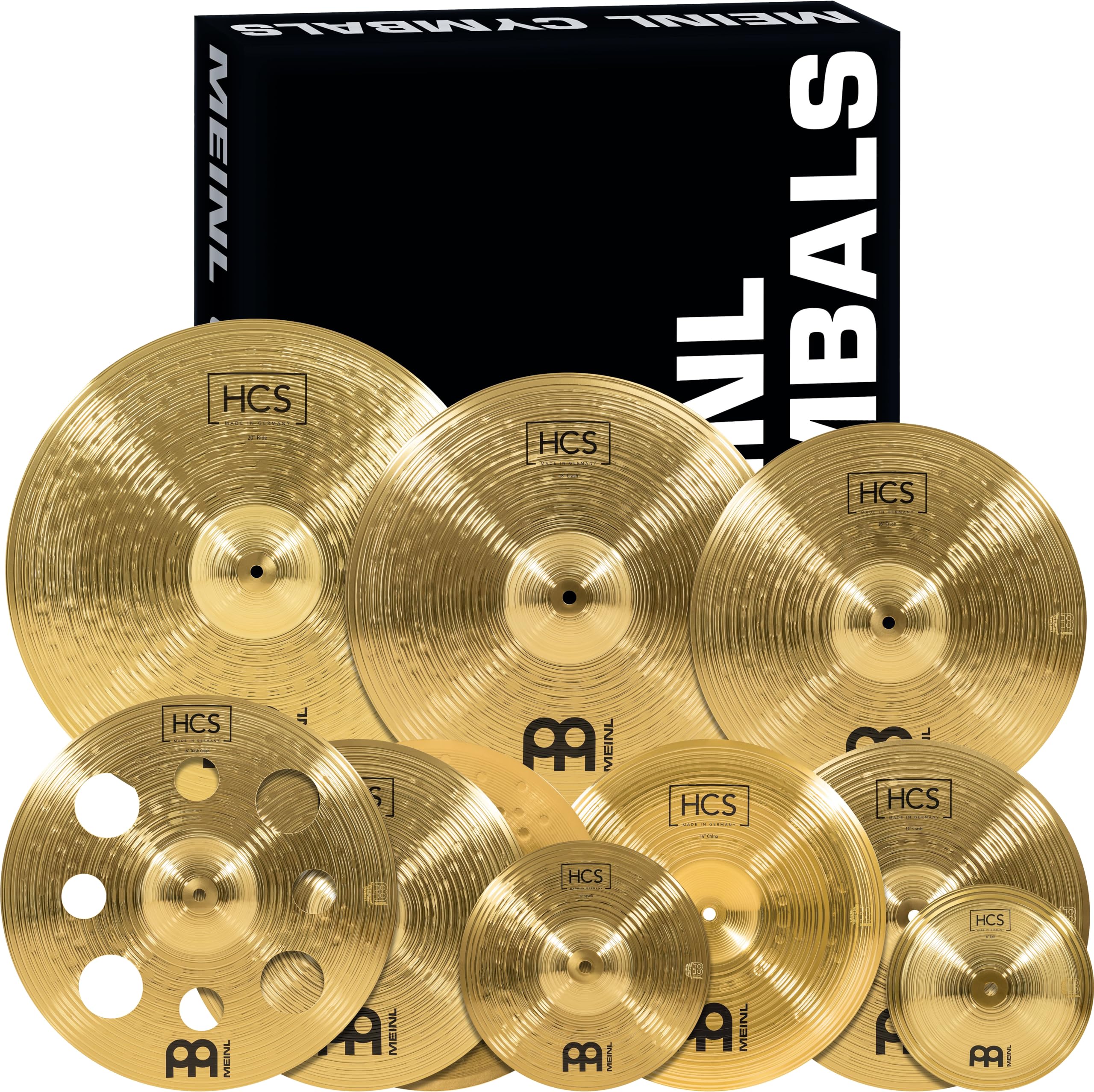 Meinl Cymbals HCS SCS1 Ultimate Special Cymbal Set, Bronze
