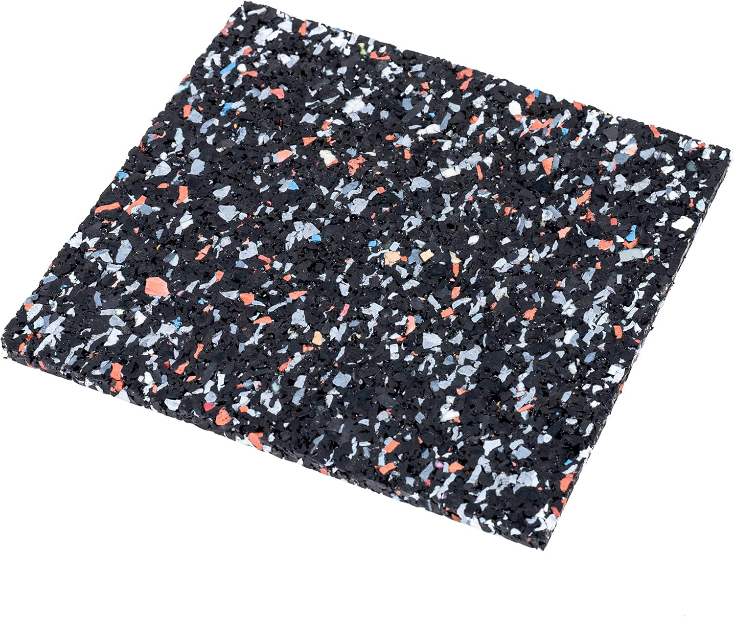 Terrassenpads 90 x 90 x 3mm (100 STK.) - Terrassen Pads aus Gummi - Unterlegpads aus Gummigranulat für Pool und Balkon - Gummipads für WPC Terrassendielen und Terrassenplatten - Schwarz