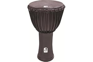 Toca Freestyle Canon Djembe 14 with Bag, Black Mamba