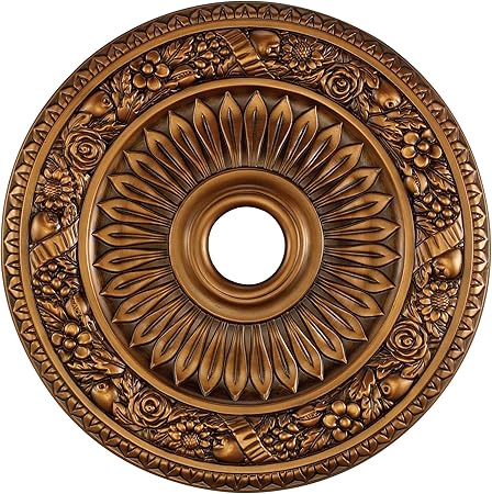 Elk M1006ab Floral Wreath Ceiling Medallion 24 Inch Antique
