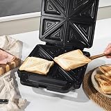Salter Sandwich Toaster Non-Stick Deep Fill 4 Slice 1600W view 5
