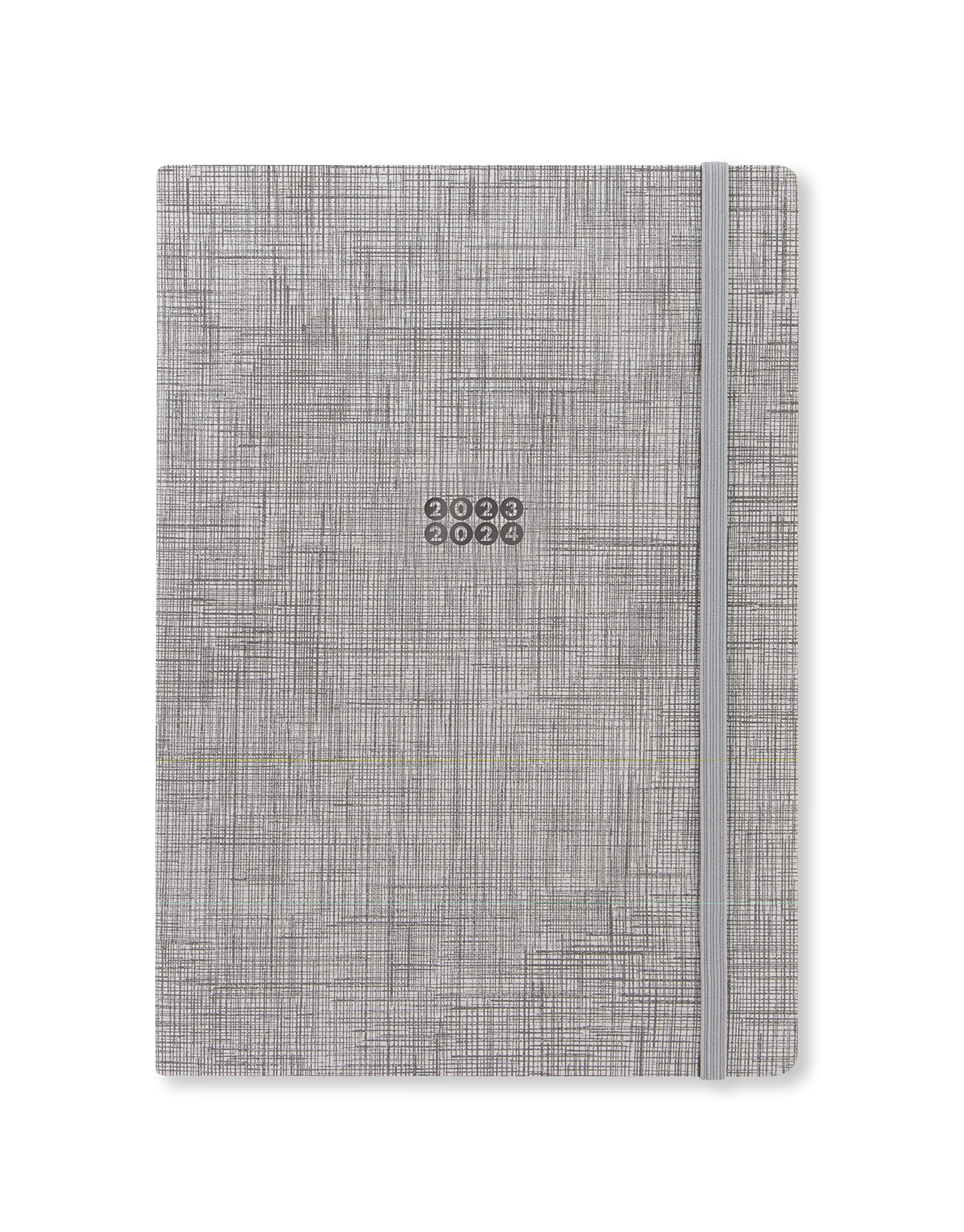 Letts Edge A5 week to view 18 month diary with notes 2023/2024 - grey