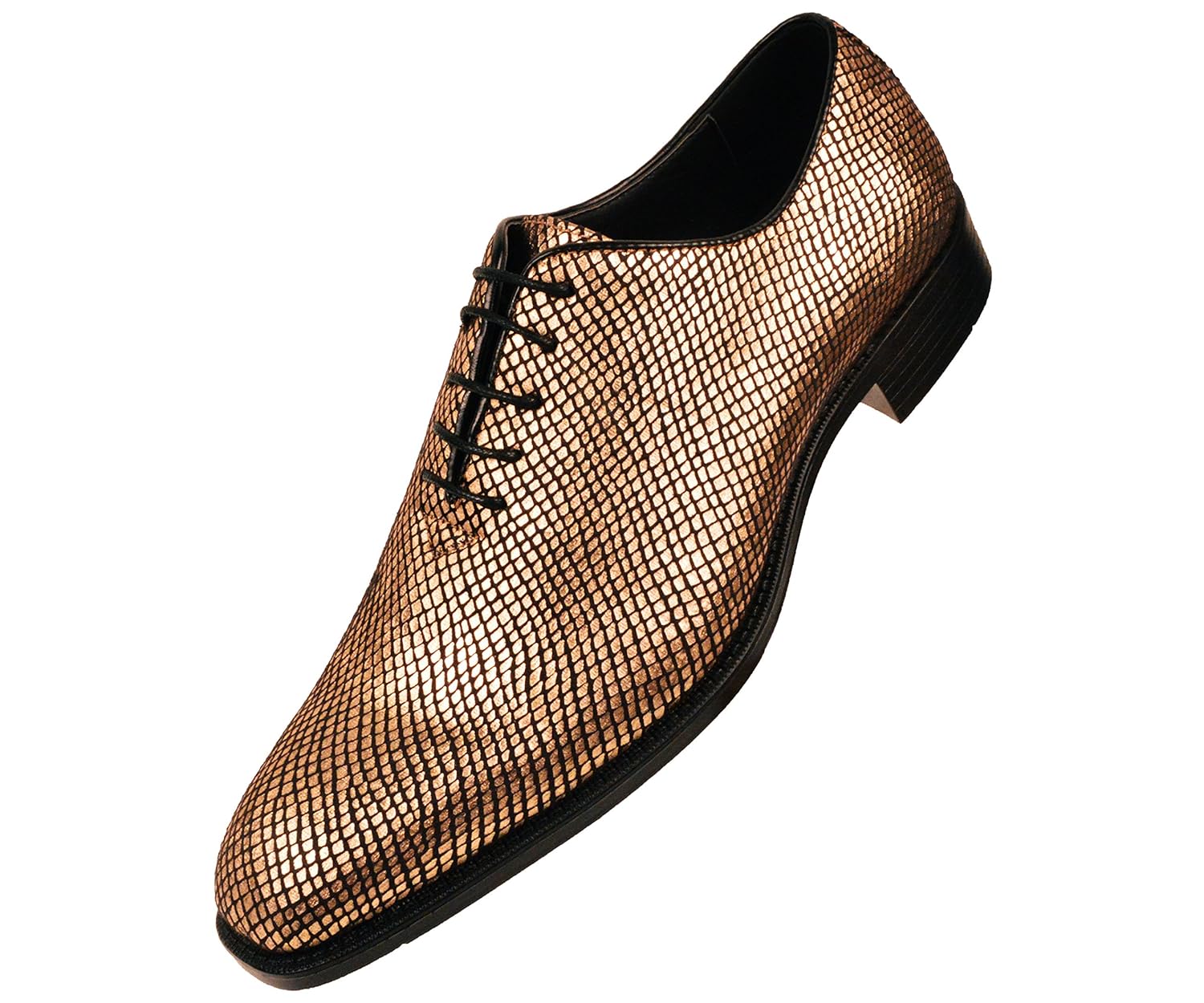 mens metallic gold dress shoes