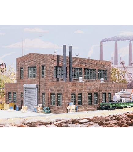 Model Trains Walthers Cornerstone HO Scale Northern Light And Powerhouse Structure Kit HO Scale Model Trains Walthers Cornerstone HO Scale Northern Light And Powerhouse Structure Kit HO Scale