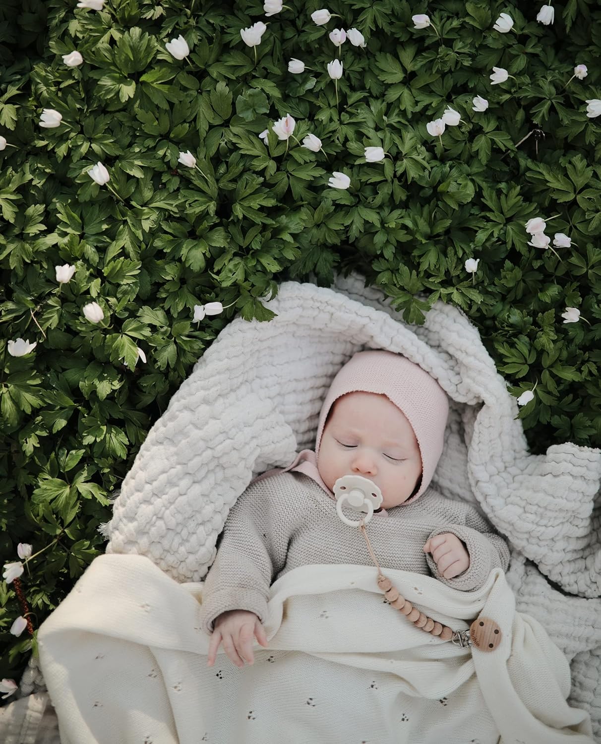 FRIGG Daisy Silicone Baby Pacifier | Made in Denmark | BPA-Free (Graphite/Peach Bronze, 6-18 Months) : Baby