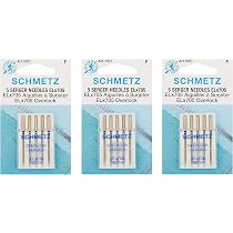 Lot De 30 Aiguilles Organ ELX705 2022 Pointe à Bille – Tailles 11/12/14 Pour Surjeteuse Et Coverstitch, Boîte Transparente CKPSMS