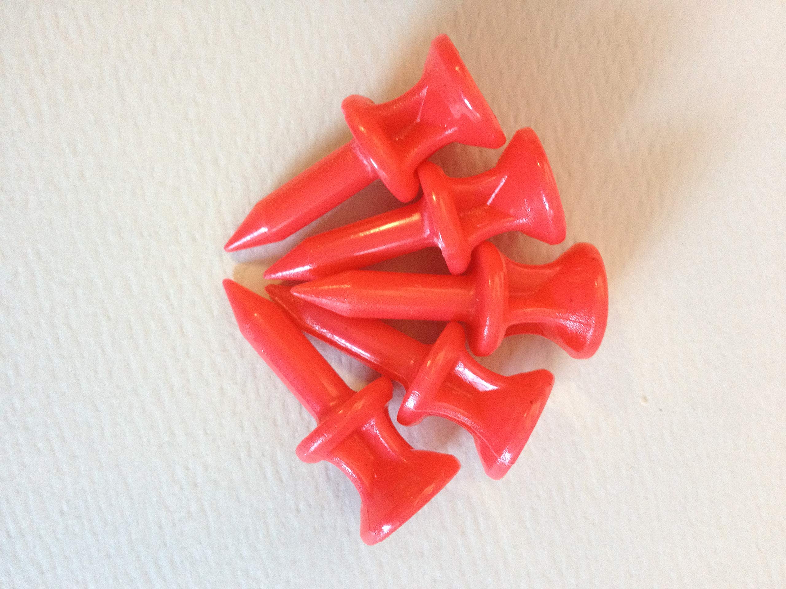 Ridged Style 100 Red Castle Golf Tees 32mm