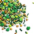 Sweets Indeed Sprinkles, St. Patricks Day, Edible Sprinkle Mix, Perfect for Cake Decorations, Baking, Ice Cream, Cookies, Cup