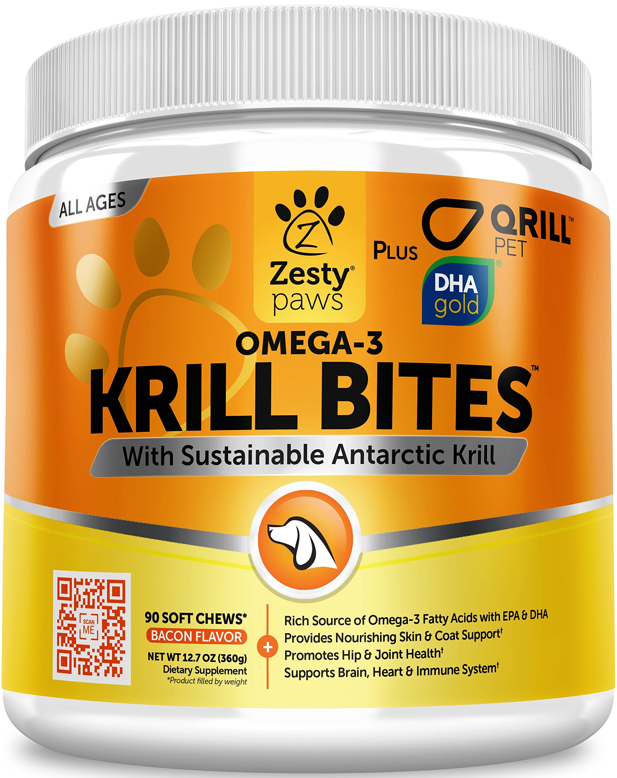 Omega 3 Krill Fish Oil for Dogs Hip Joint Arthritis