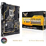 ASUS TUF Z370-PLUS Gaming LGA1151 (Intel 8th Gen) DDR4 HDMI DVI M.2 Z370 ATX Motherboard with Gigabit LAN and USB 3.1