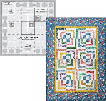 Bundle Of Creative Grids Log Cabin Trim Tool For 8 Finished
