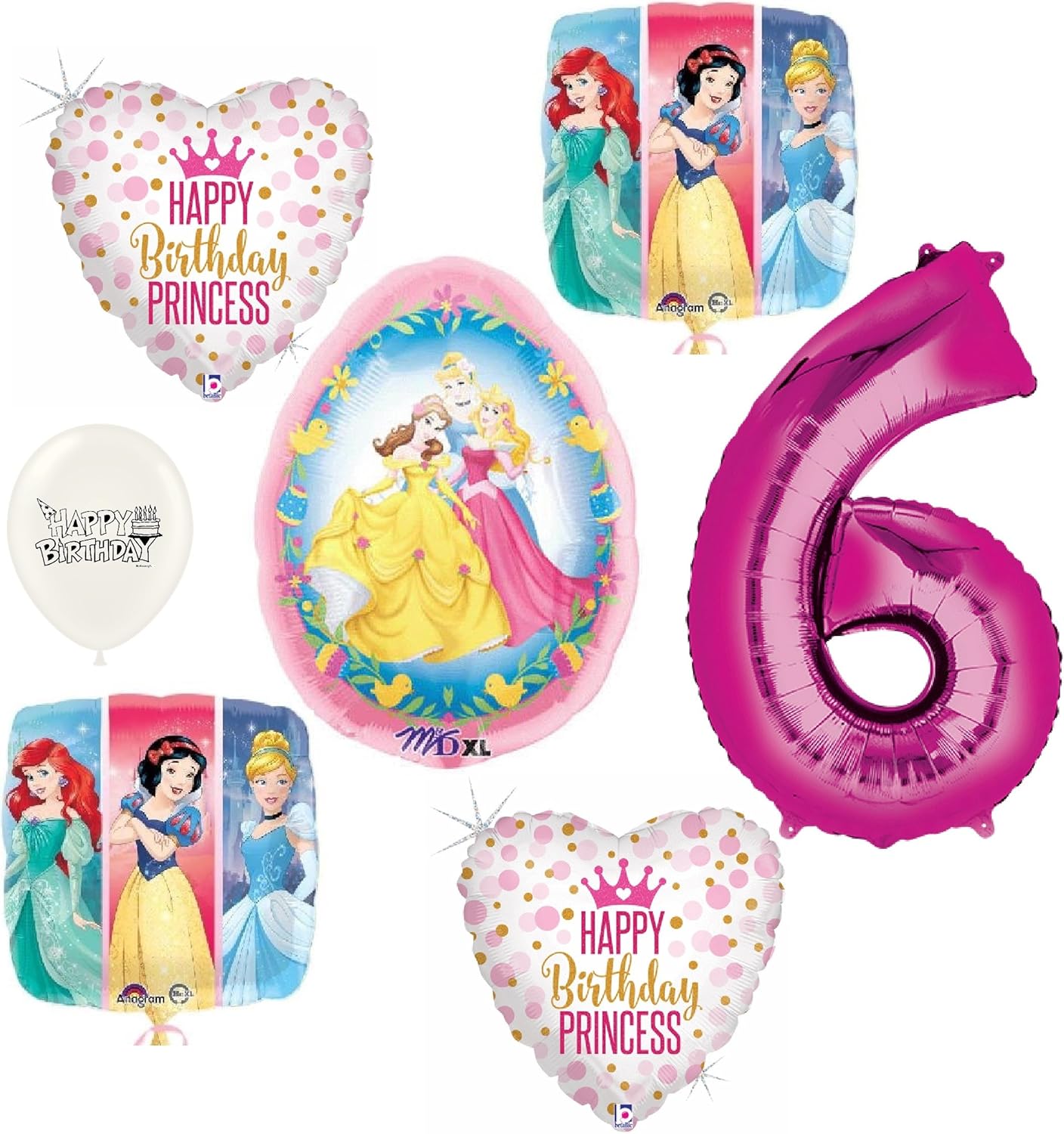 Download Amazon Com Disney Princess Happy 6th Birthday Party Balloons Free Get Wallpaper Amazon Com Disney Princess Happy 6th Birthday Party Balloons For Free