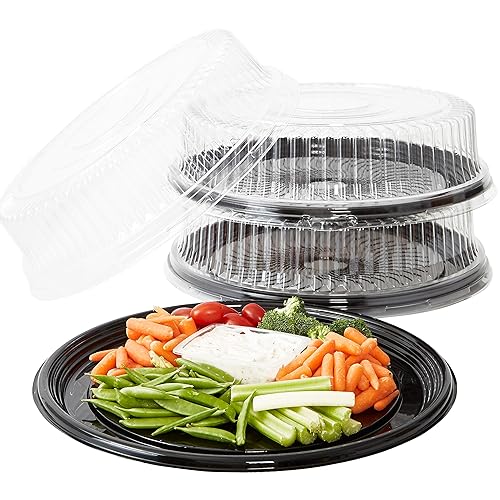 Heavy Duty, Recyclable 16 Serving Tray and Lid Large