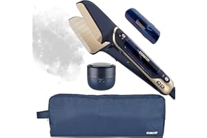 Conair SteamStylist 3-in-1 Steam, Press and Iron Steamer for Clothes, With Fabric Shaver, Extra Water Tank and Storage Bag, For Home, Office or Travel, Amazon Exclusive, Midnight Blue