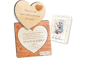 97 Decor Will You Be My Godfather Proposal Gifts - God Father's Proposal Gifts, Uncle Godfather Gifts from Godchild, Baptism Gifts for Godfather from Godson, Godfather Present Asking Card