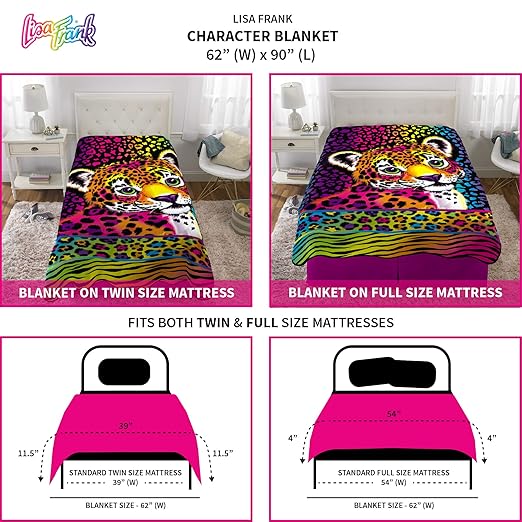 Lisa Frank Ma5948 Wildside Sheet Set Twin Kids Bedding Agir