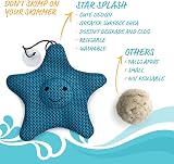 STAR SPLASH Hot Tub Scum Absorber Stars 3D Honeycomb Sponges 2 Pack 10x10 In view 4