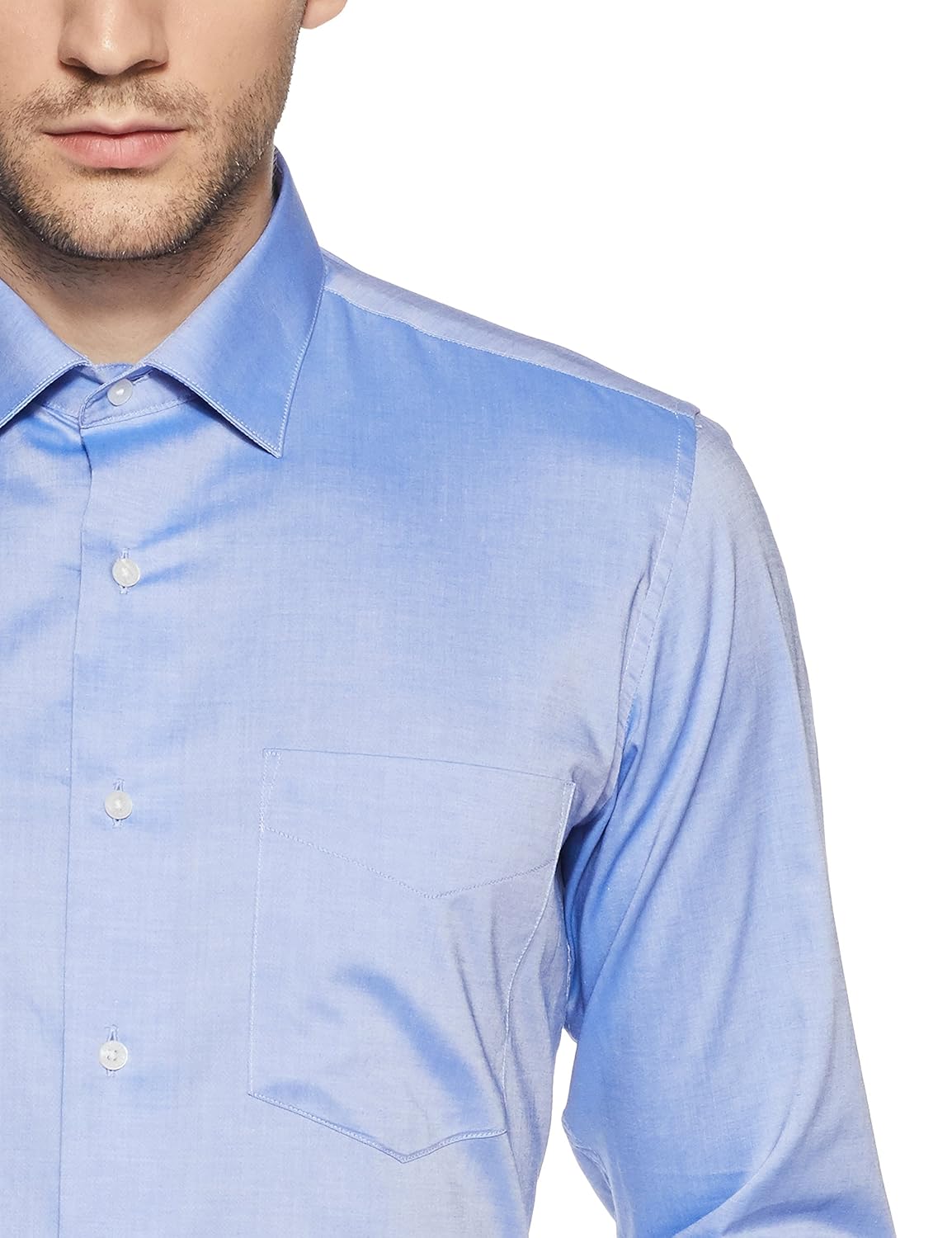 van heusen men's solid slim fit formal shirt